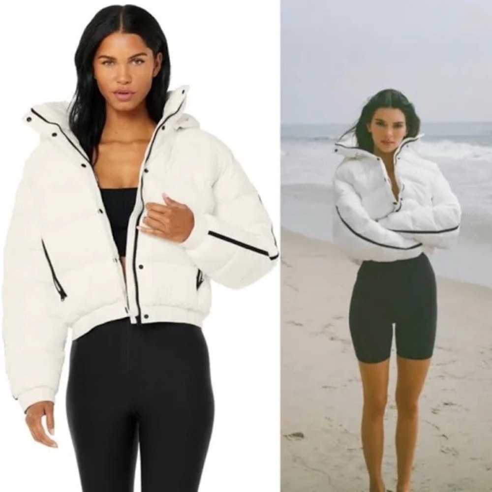 All Yoga Aspen Love Puffer Jacket - Ivory